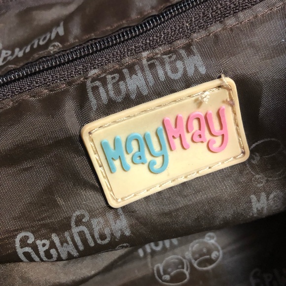 Brown Satchel Bag w/ Coin Purse Charm - Picture 9 of 15